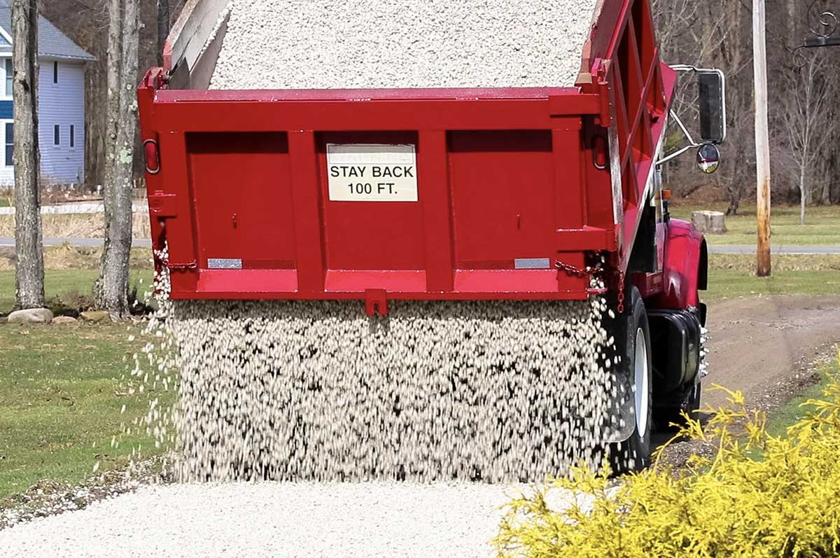 gravel driveway dump