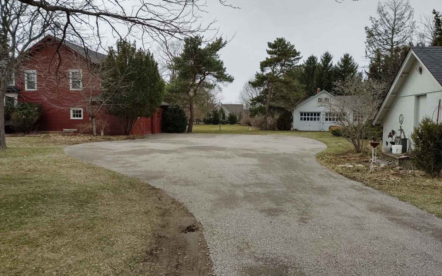 gravel driveway in orleans county