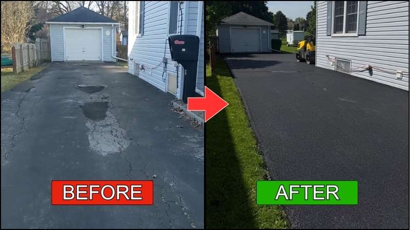 Asphalt Driveway Installation Project in Oakfield New York