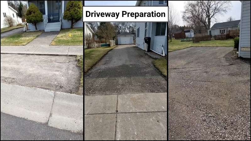 Asphalt Driveway Site Preparation
