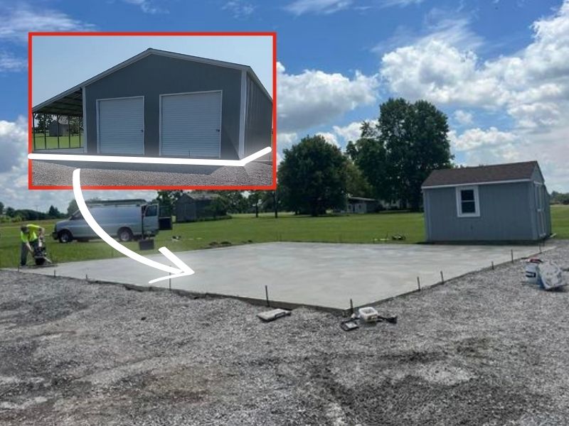 Concrete Garage Floor Installation in Lyndonville, New York (Orleans County)