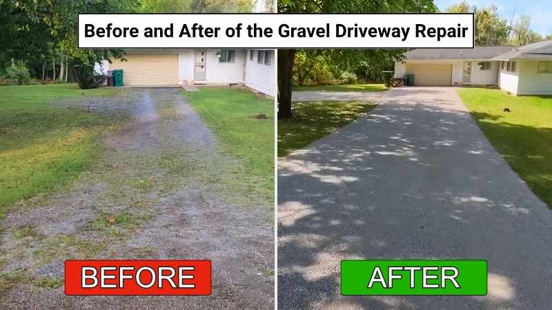 Before and After (Driveway view)