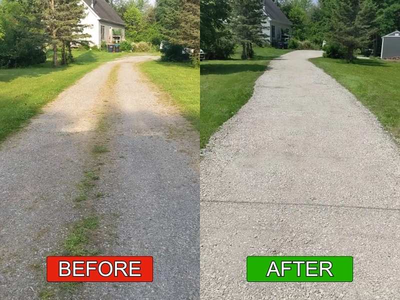 Gravel Driveway Repair Project in Bergen, New York (Genesee County)