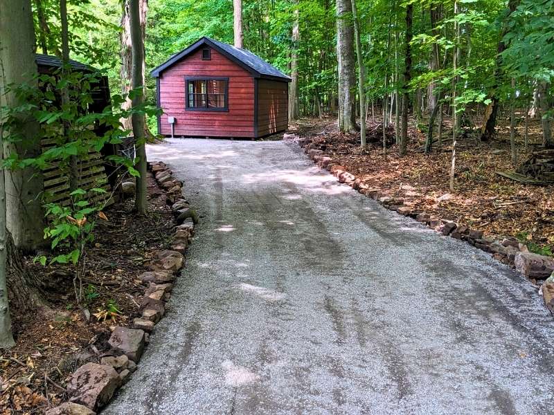 Gravel Pathway Installed in Webster, New York