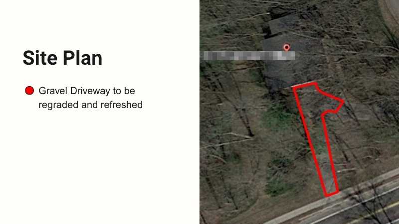 Sue Weisler Gravel Driveway Repair