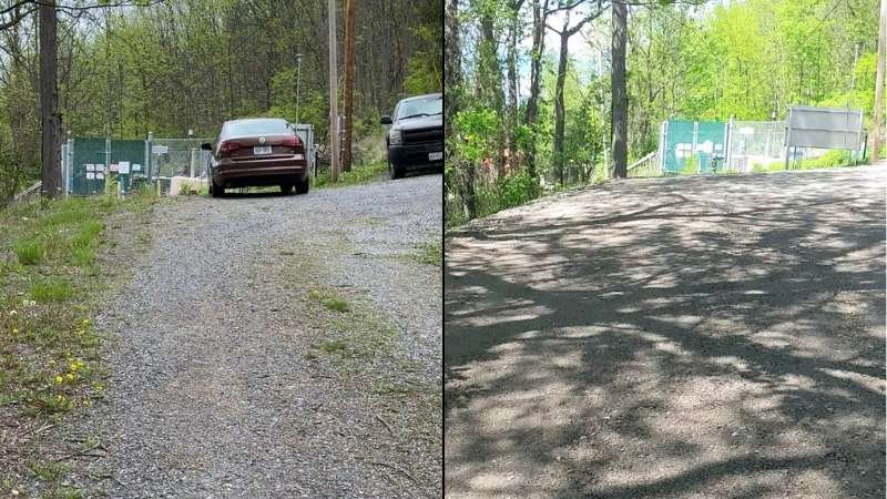 Before and After Gravel Driveway Restoration in Honeoye NY