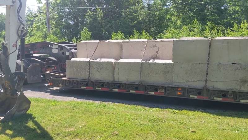 Concrete Barriers delivered on-site