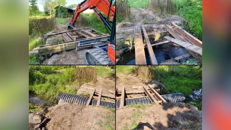 Demolition of Bridge and Installation of Culvert Pipe