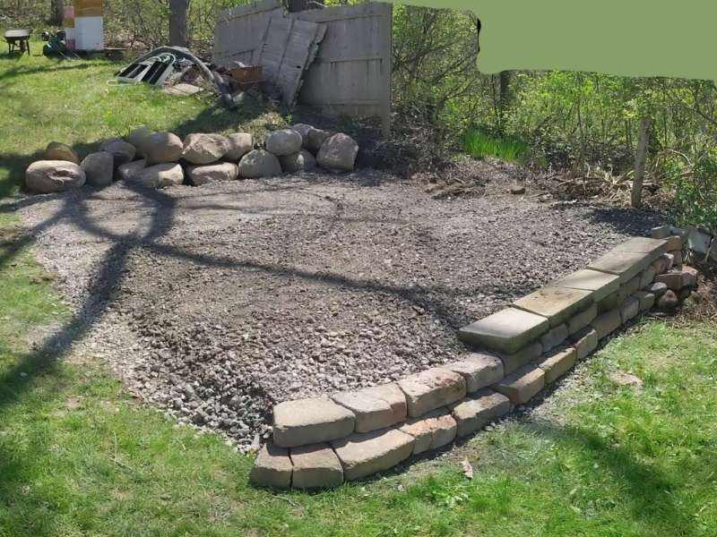 Gravel Shed Pad Project in Honeoye, Ontario County, New York