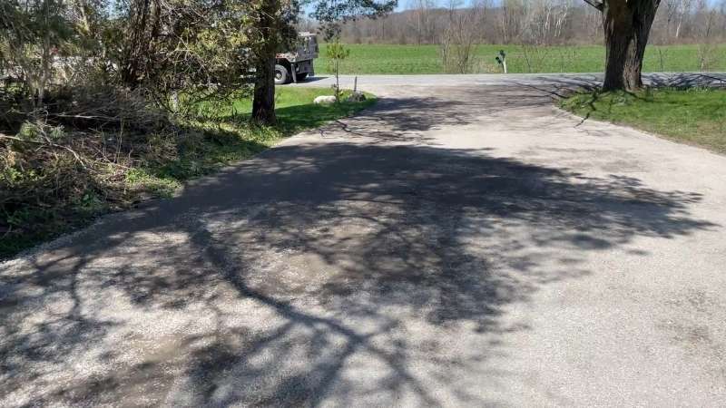 Gravel Driveway Newly Repaired