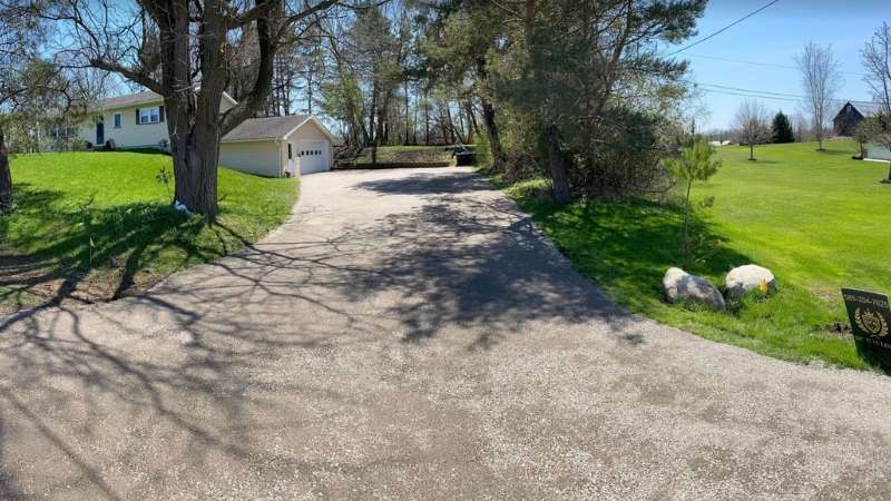 Gravel Driveway Repair Project in East Bethany, Genesee County, NY